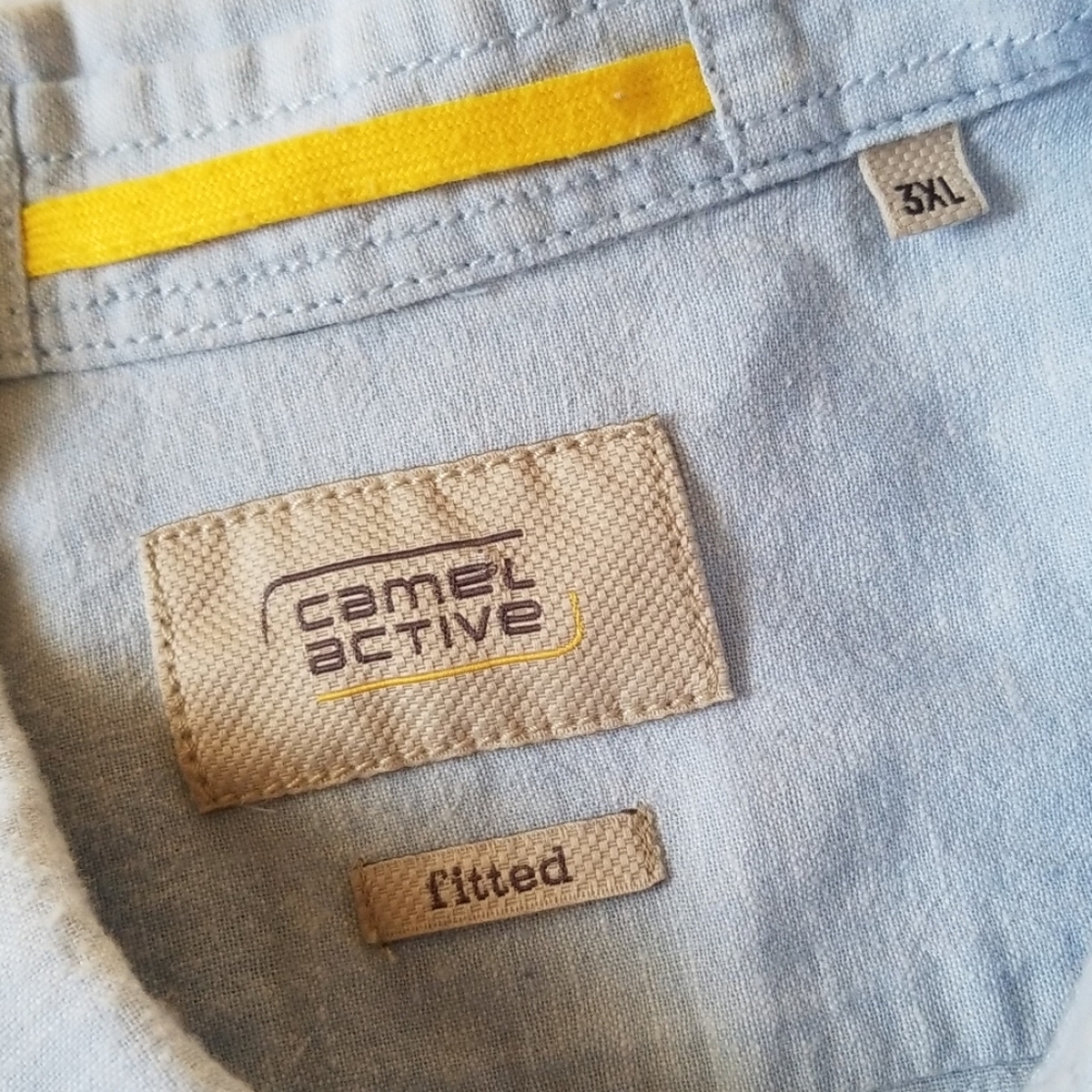 Camel Active Long Sleeve Linen Button Front Shirt - image 5